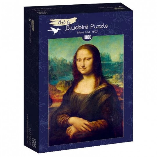 Puzzle 1000 pcs Leonard De Vinci Mona Lisa, 1503 - Bluebird Blue Bird Puzzle - 1