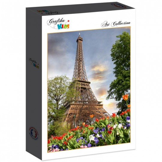 Puzzle 48 pcs Tour Eiffel, Paris - Grafika Grafika - 1