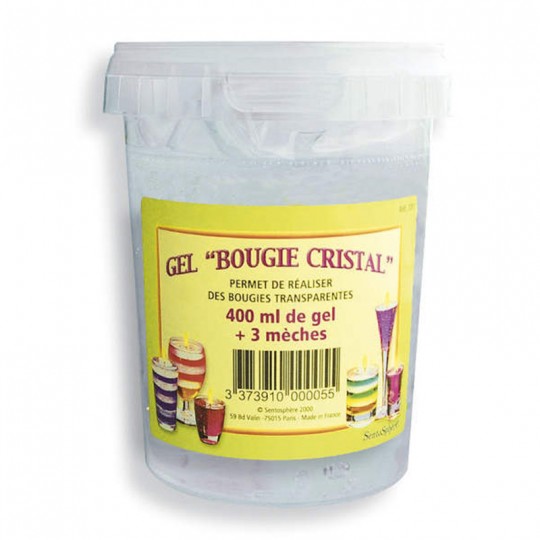 Base pour bougie Cristal - 400 ml SentoSphère - 1
