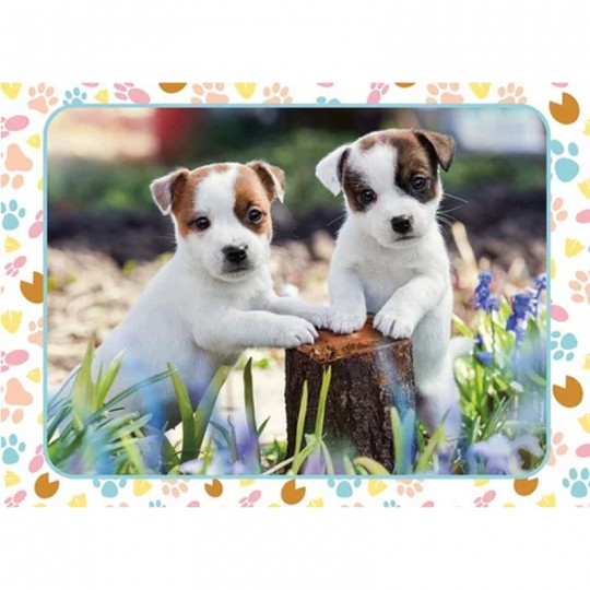 Puzzle 100 pcs Les petits Jack Russell - Nathan Nathan - 2