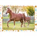 Puzzle 60 pcs Maman et bébé cheval - Nathan Nathan - 2 Puzzle 60 pcs Maman et bébé cheval - Nathan Nathan - 2