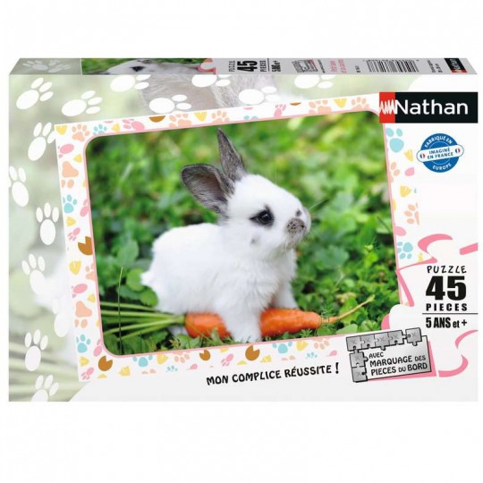 Puzzle 45 pcs Petit lapin et sa carotte - Nathan Nathan - 1