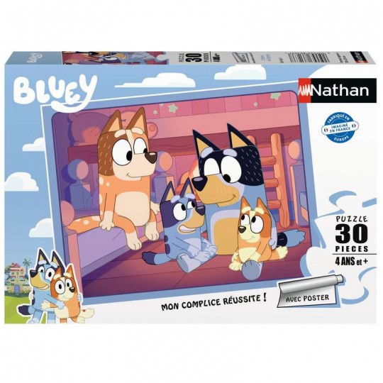 Puzzle 30 pcs L'heure de dormir, Bluey - Nathan Nathan - 1