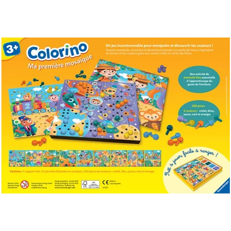 Colorino Ma première mosaïque - Ravensburger - Boutique BCD JEUX