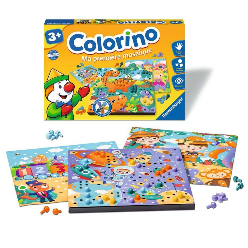 T'choupi colorino - jeu éducatif - apprentissage des couleurs - activités  créatives enfant - ravensburger - des 2 ans - La Poste