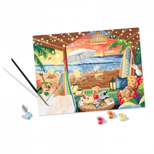 CreArt Grand Format Peinture au numéro Cozy Cabana - Ravensburger Ravensburger - 3