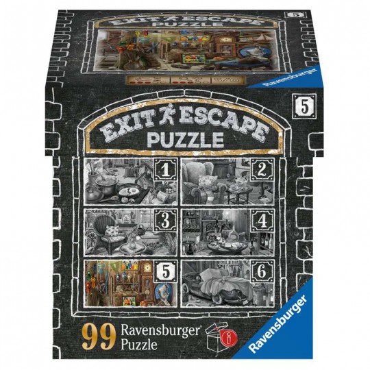 Escape puzzle 99 pcs Le grenier du manoir - Ravensburger Ravensburger - 1