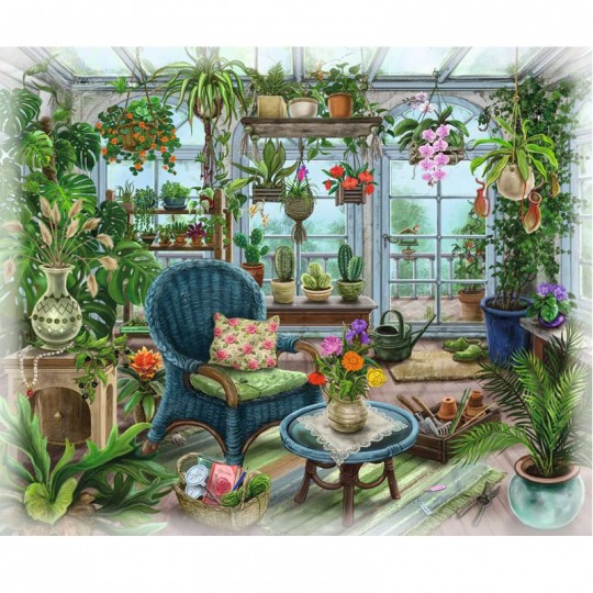 Escape puzzle 99 pcs Le jardin d'hiver du manoir - Ravensburger Ravensburger - 2
