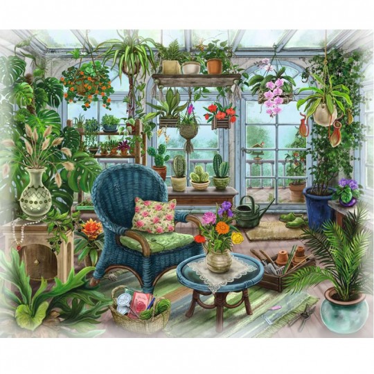 Escape puzzle 99 pcs Le jardin d'hiver du manoir - Ravensburger Ravensburger - 2