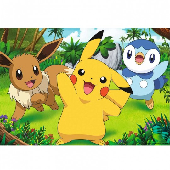 Puzzle 2 x 24 pcs Pikachu et ses amis - Ravensburger Ravensburger - 1