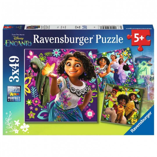 Puzzle 3 x 49 pcs La magie d'Encanto, Disney Encanto - Ravensburger Ravensburger - 4