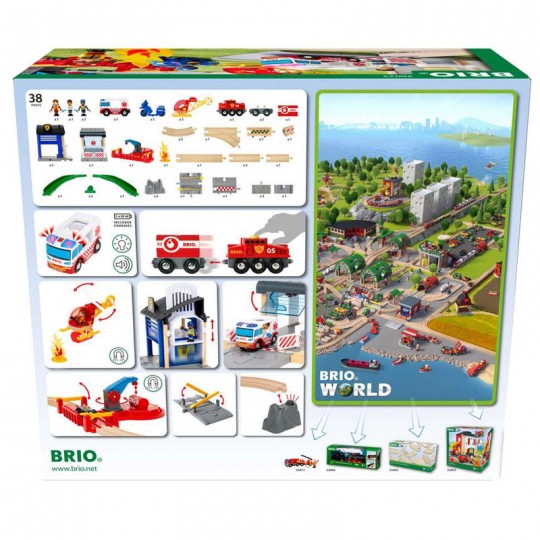 Coffret Circuit Intervention d'Urgence 44 pcs - Brio BRIO - 7