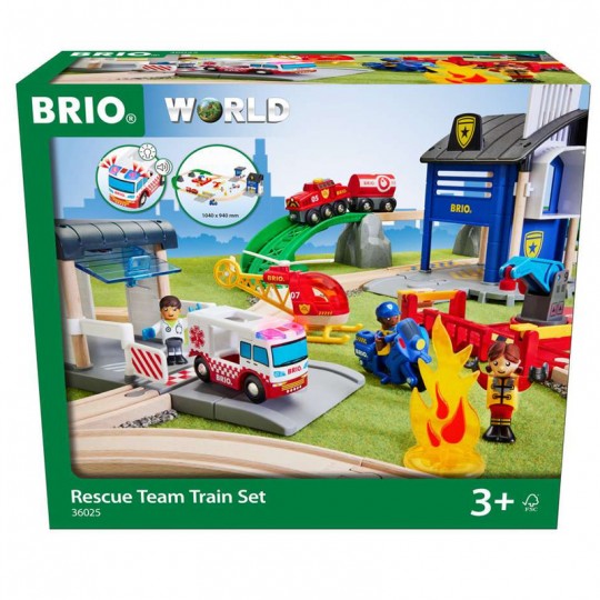 Coffret Circuit Intervention d'Urgence 44 pcs - Brio BRIO - 2