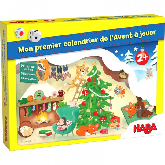 Mon 1er calendrier de l'Avent : Noël chez la famille Ours - Haba Haba - 1
