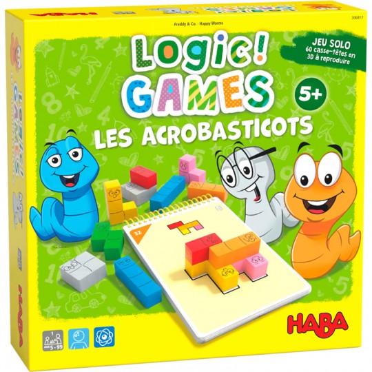 Logic! GAMES : Les Acrobasticots - Haba Haba - 1