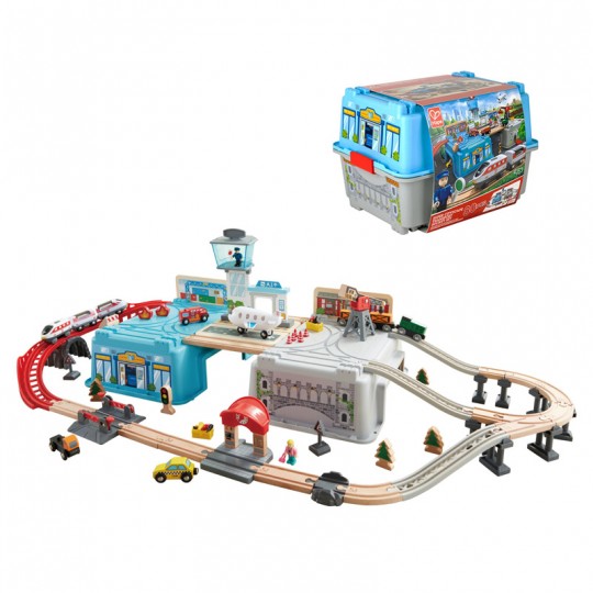 Coffret de train 2 en 1 Cityscape - Hape Hape - 1