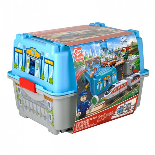 Coffret de train 2 en 1 Cityscape - Hape Hape - 2