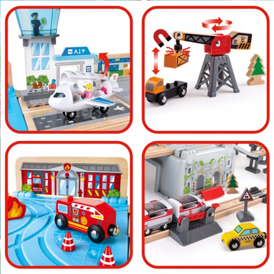 Coffret de train 2 en 1 Cityscape - Hape Hape - 3