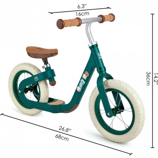 Vélo d'équilibre vert en liège - Hape Hape - 2