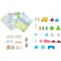 Blocs et puzzle : Vie Citadine - Haba Haba - 3 Blocs et puzzle : Vie Citadine - Haba Haba - 3
