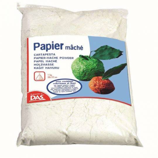 Papier maché - Sac 1Kg DAS - 1