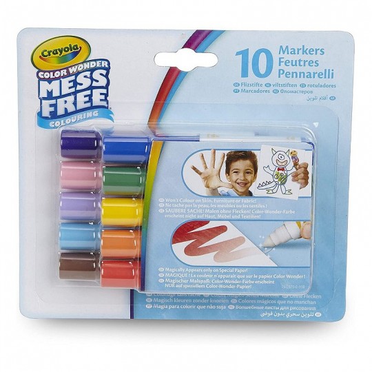 10 Mini-Feutres Color Wonder - Crayola Crayola - 1