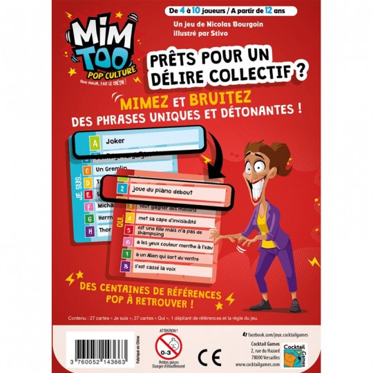 Mimtoo Pop Culture Cocktail Games - 4
