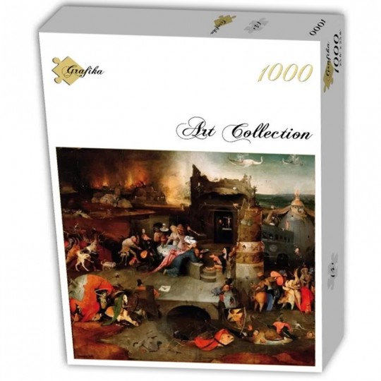 Puzzle 1000 pcs Art Collection Bosch : La Tentation de Saint Antoine, 1495-1515 - Grafika Grafika - 1