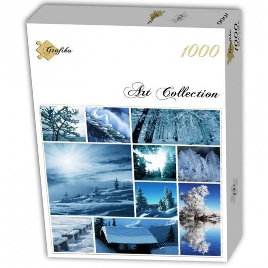 Puzzle 1000 pcs Art Collection Collage Neige - Grafika Grafika - 1