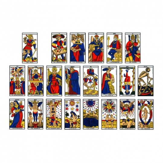 Mini Tarot de Marseille Grimaud 78 cartes Grimaud - 2