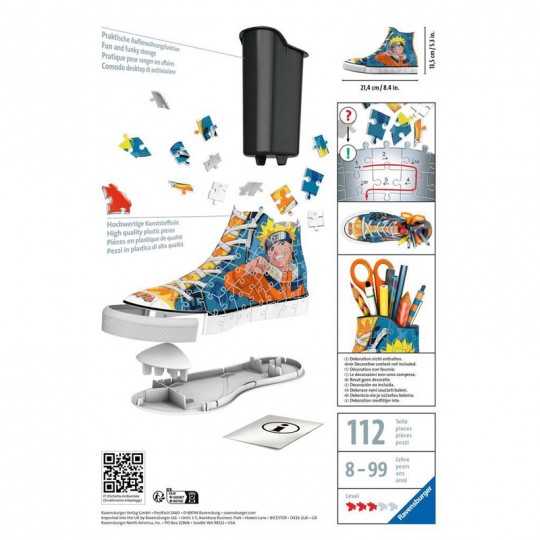 Puzzle 3D Sneaker Naruto - 108 pcs Ravensburger - 4