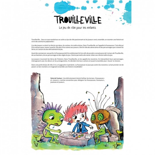 Trouilleville - Livre 1 : La Silencieuse - Jeu de rôle pour enfants Makaka Editions - 1