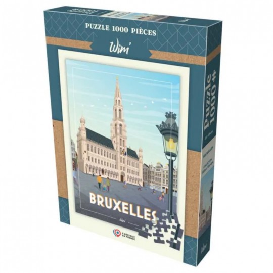 Puzzle en bois personnalisé pour adultes, jeux de paysage, style