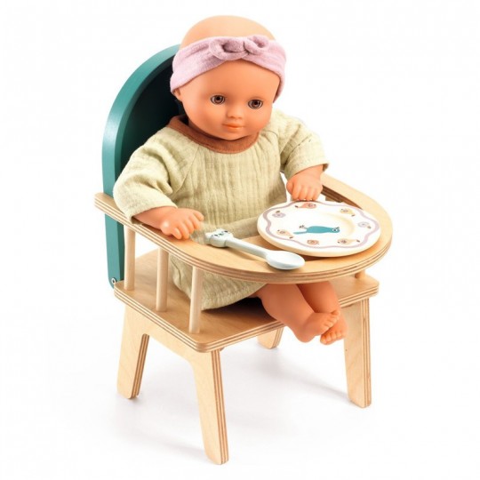 Chaise à barreaux pour poupée Pomea - Djeco Djeco - 2