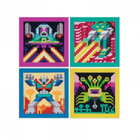 Tissage pixels Invaders - Djeco Djeco - 1