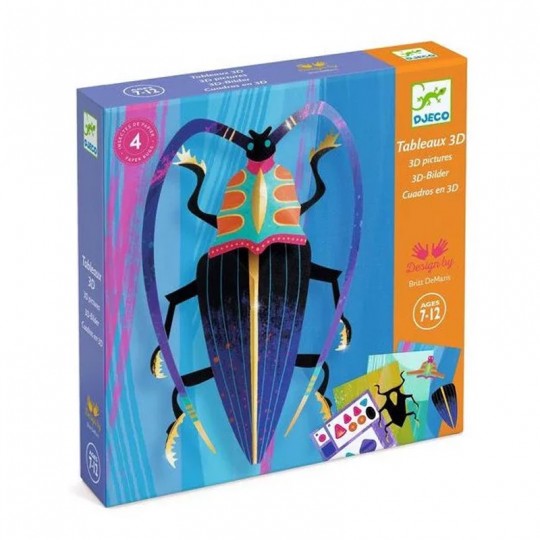 Tableaux 3D Paper bugs - Djeco Djeco - 1