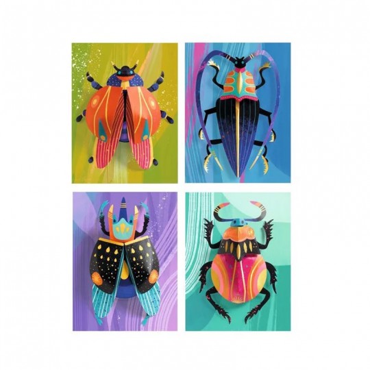 Tableaux 3D Paper bugs - Djeco Djeco - 3