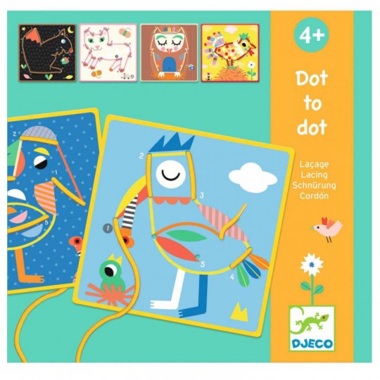 Jeu de laçage Dot-to-dot - Djeco Djeco - 1