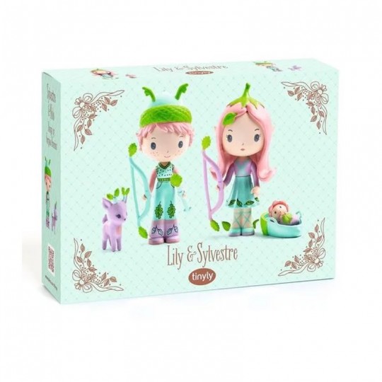 Lily & Sylvestre - Figurines Tinyly - Djeco Djeco - 2