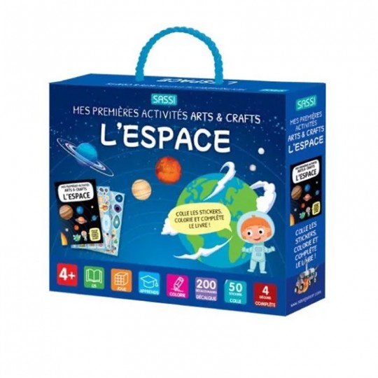 Mes premières activités arts & crafts : L'espace - Sassi Sassi - 1