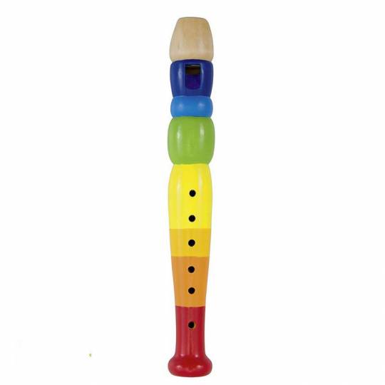 Flûte en bois multicolore Goki - 1