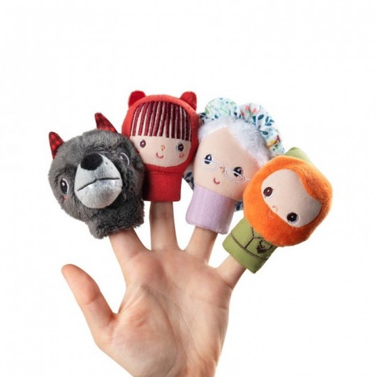 4 Marionnettes à doigts Chaperon rouge - Lilliputiens Lilliputiens - 2