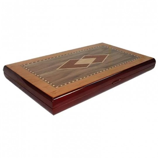 Backgammon bois Tradition 36 cm Loisirs Nouveaux - 1