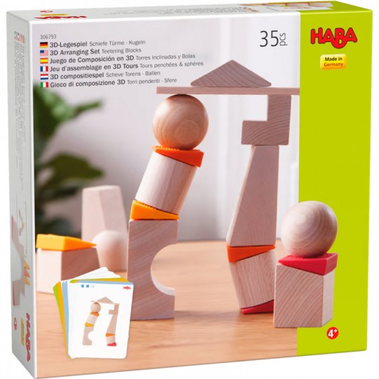 Jeu d'assemblage 3D : Ça penche Haba - 2