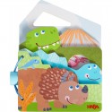 Livre en bois pour bébé Dinos Haba - 1 Livre en bois pour bébé Dinos Haba - 1