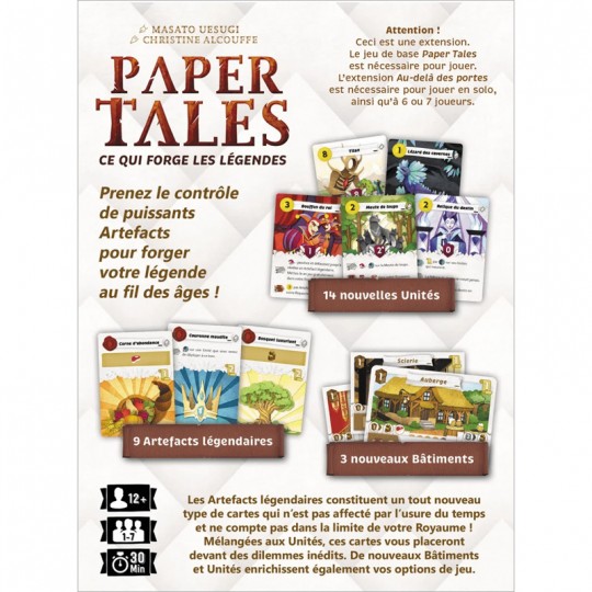 Extension Ce qui forge les légendes - Paper tales Catch Up Games - 2