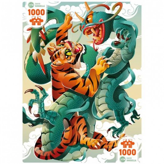 Puzzle Universe 1000 pcs - The Tiger & The Dragon iello - 3