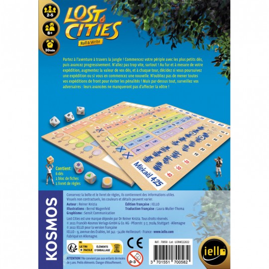 Lost Cities : Roll & Write iello - 3