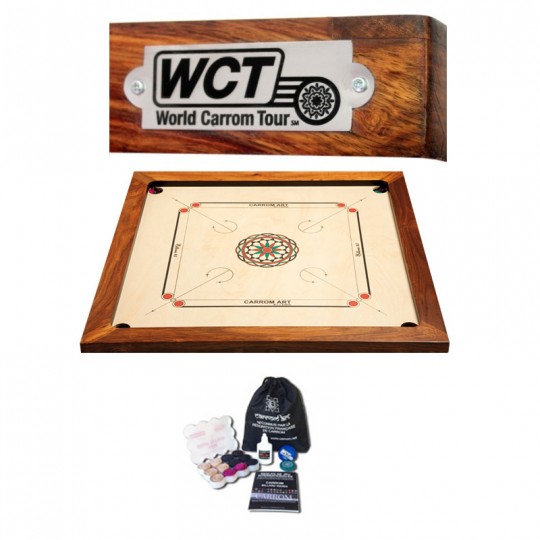 Carrom WCT Ellora 85 cm Acacia Carrom Art - 2