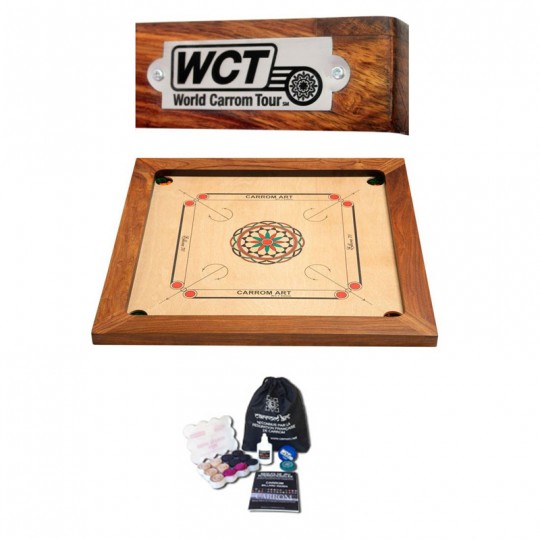 Carrom WCT Ellora 70cm Acacia Carrom Art - 2